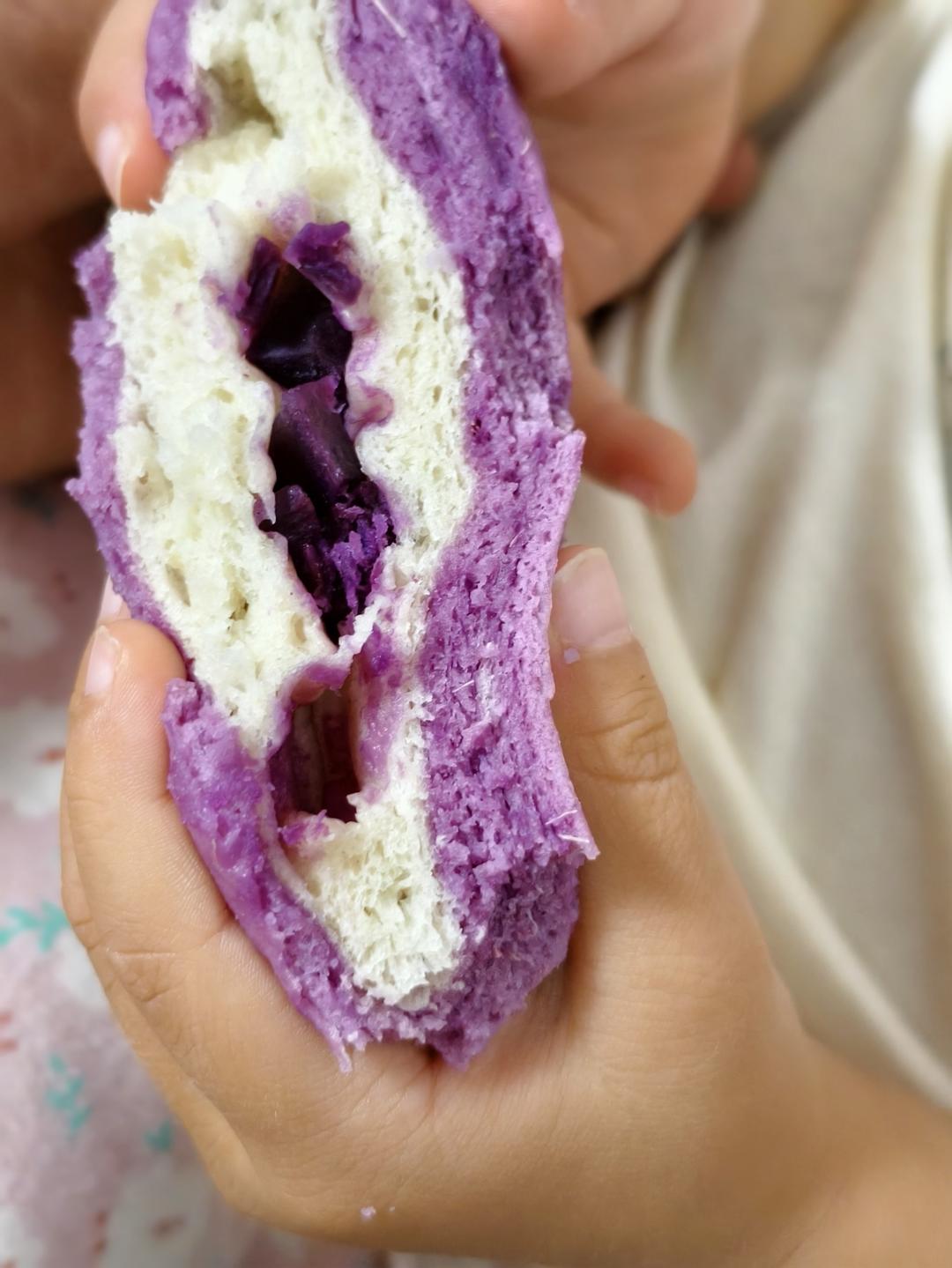 奶香紫薯吐司（宝宝辅食）