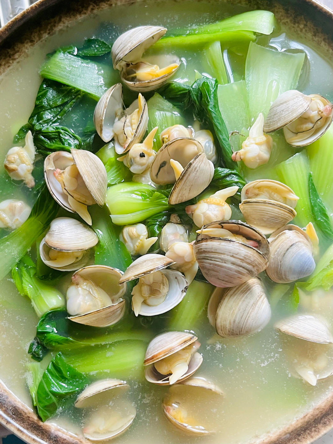 味增蛤蜊青菜汤