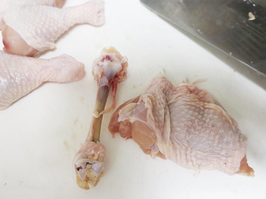 妙手拆鸡腿骨