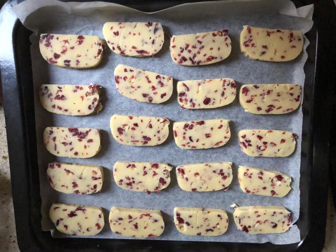 低糖少油版蔓越莓饼干