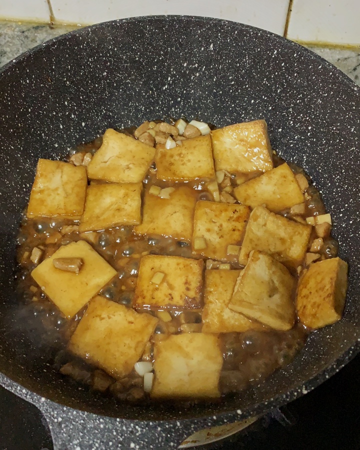 鱼香煎豆腐
