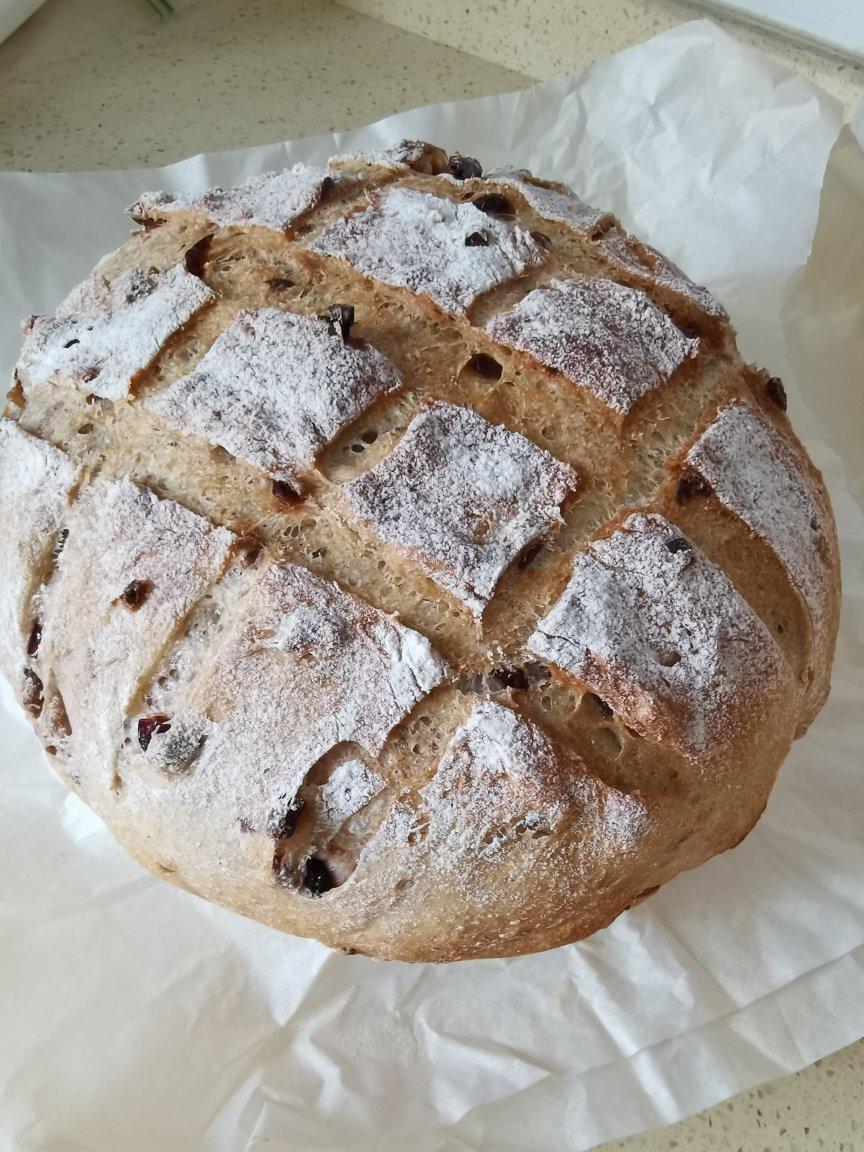 德国婆婆秘方·只多一料·香得上天的全麦核桃蔓越欧包