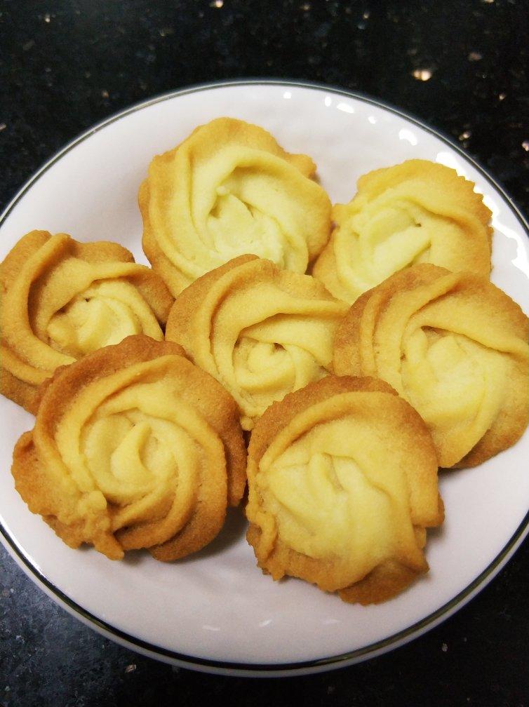 零失败花纹超级立体的黄油曲奇