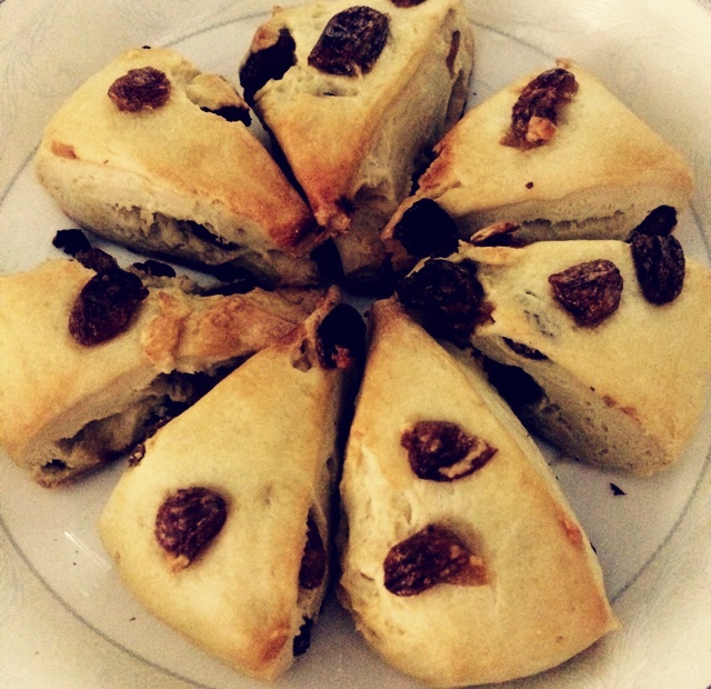 葡萄干司康（酵母版）