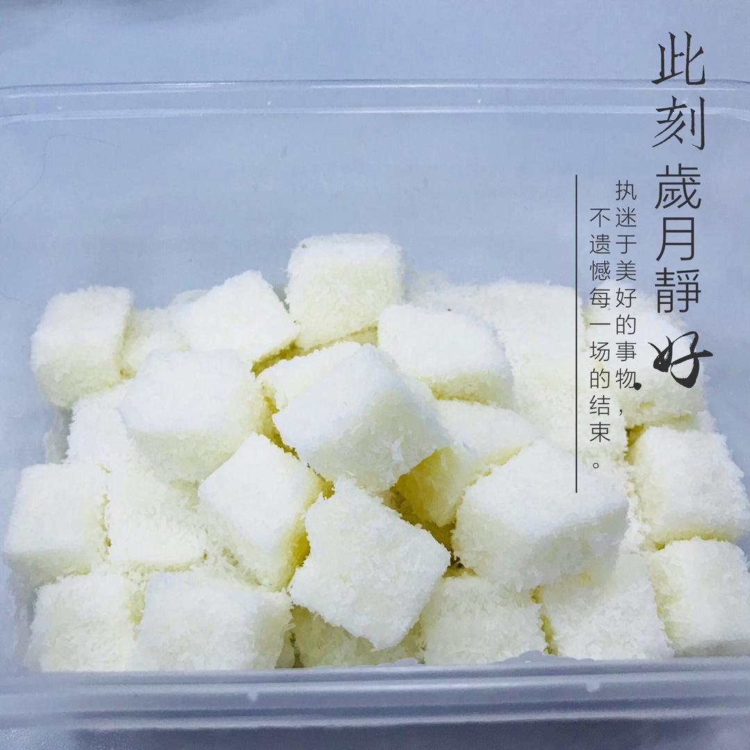 太棒啦！1个方子，做出2道口味一流的甜品！——椰奶小方&炸鲜奶