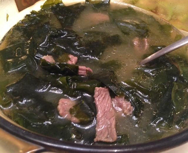 韩式海带汤的做法