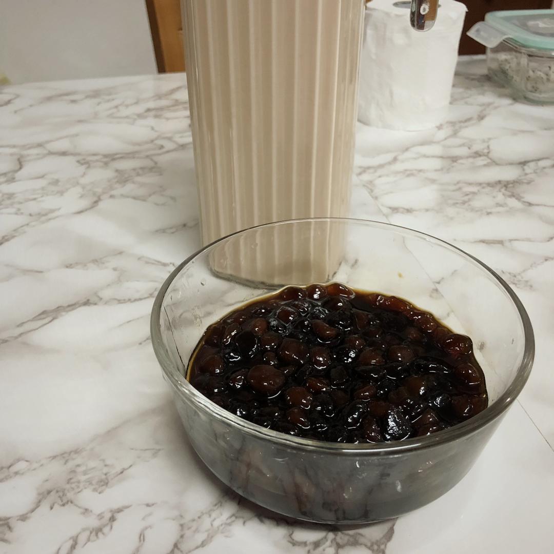 脏脏的海盐奶盖珍珠奶茶（自制珍珠）