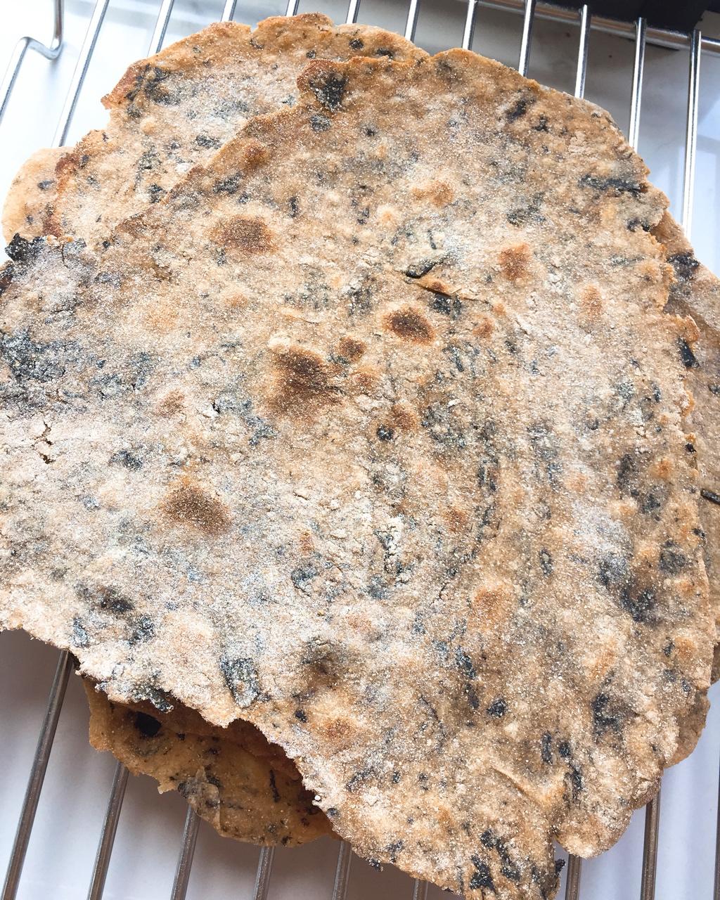 快手素梅干菜全麦脆饼【健康主食】