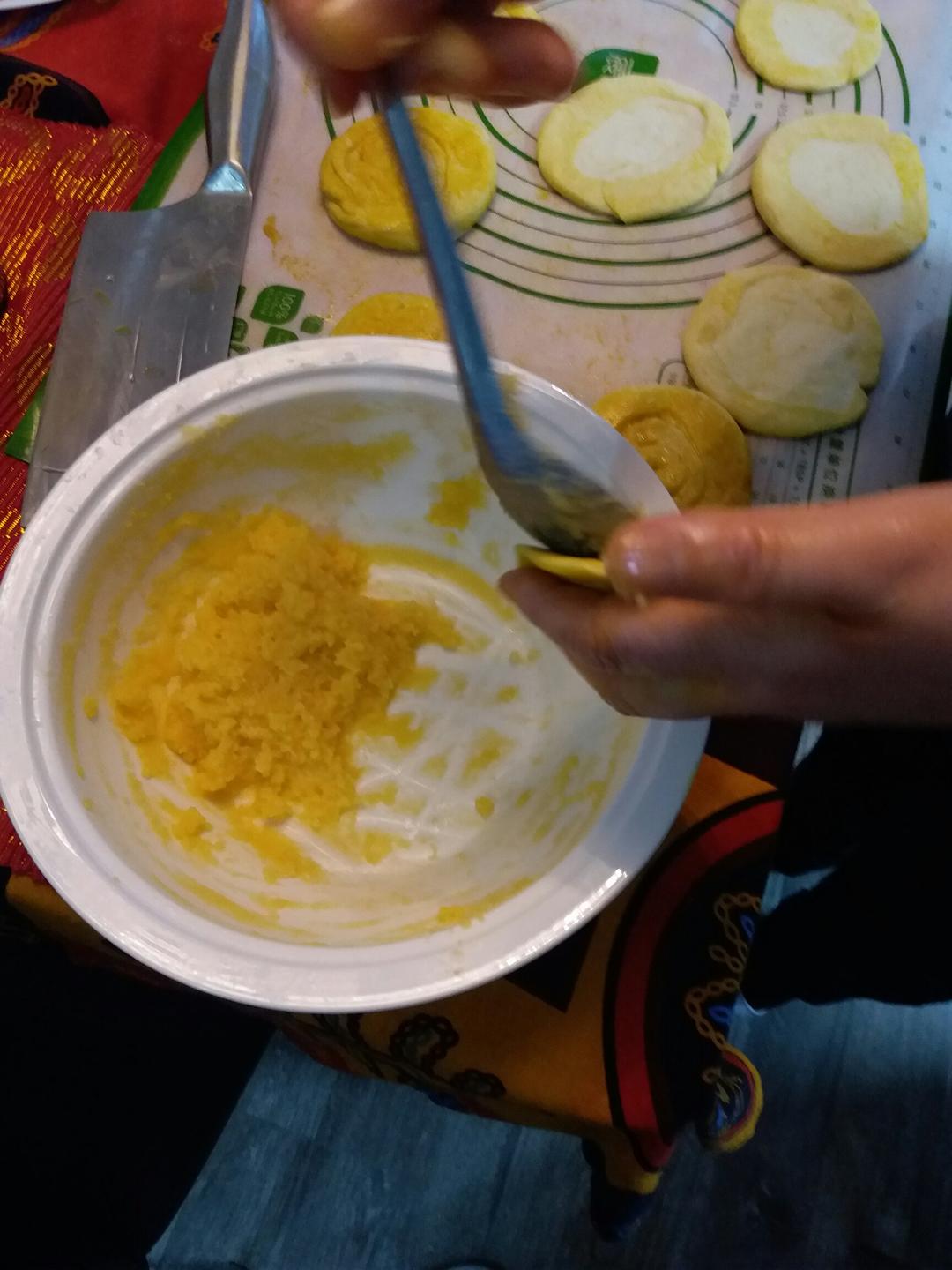 奶黄馅（低糖无黄油版）