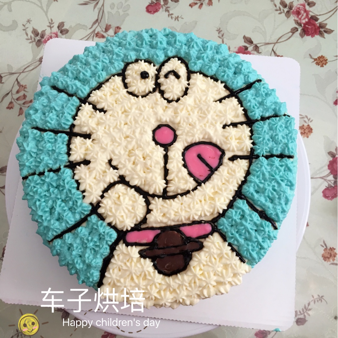 机器猫奶油蛋糕