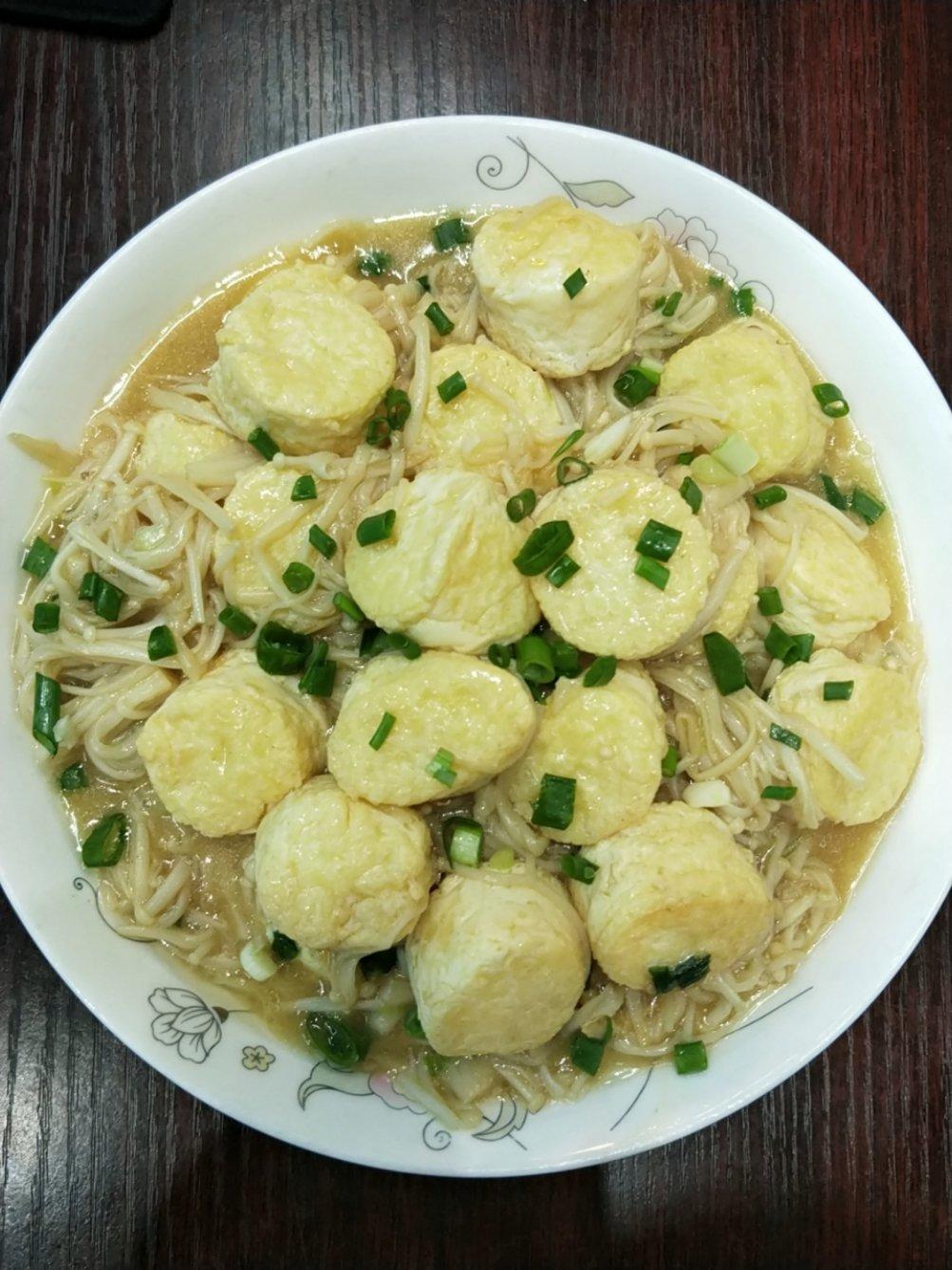 超级下饭菜--金针菇日本豆腐
