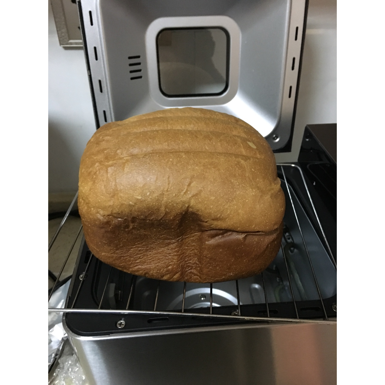 超级好吃的原味面包（面包机版）