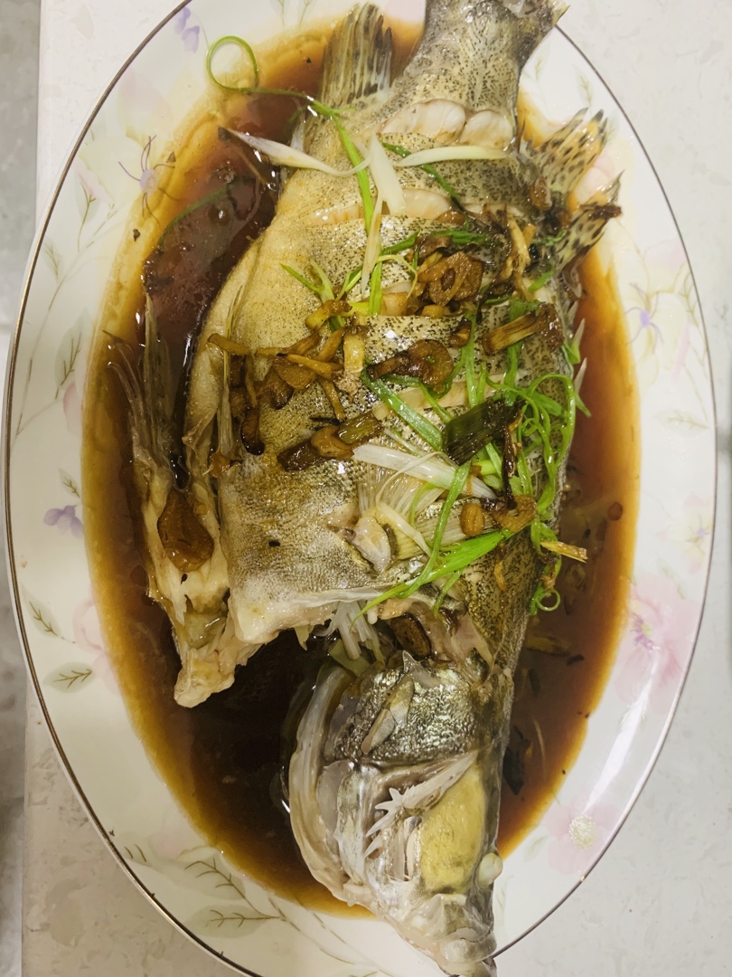 葱油桂鱼（鳜鱼）