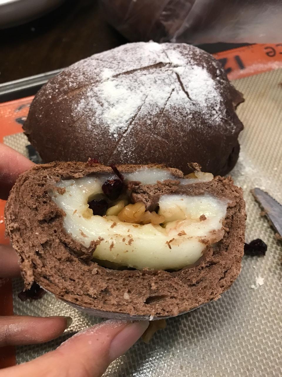 可可麻薯软欧