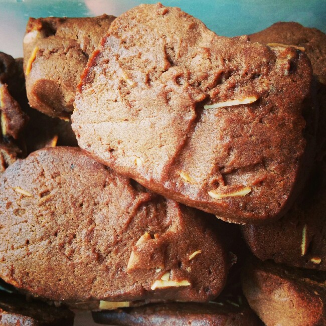 巧克力杏仁饼干