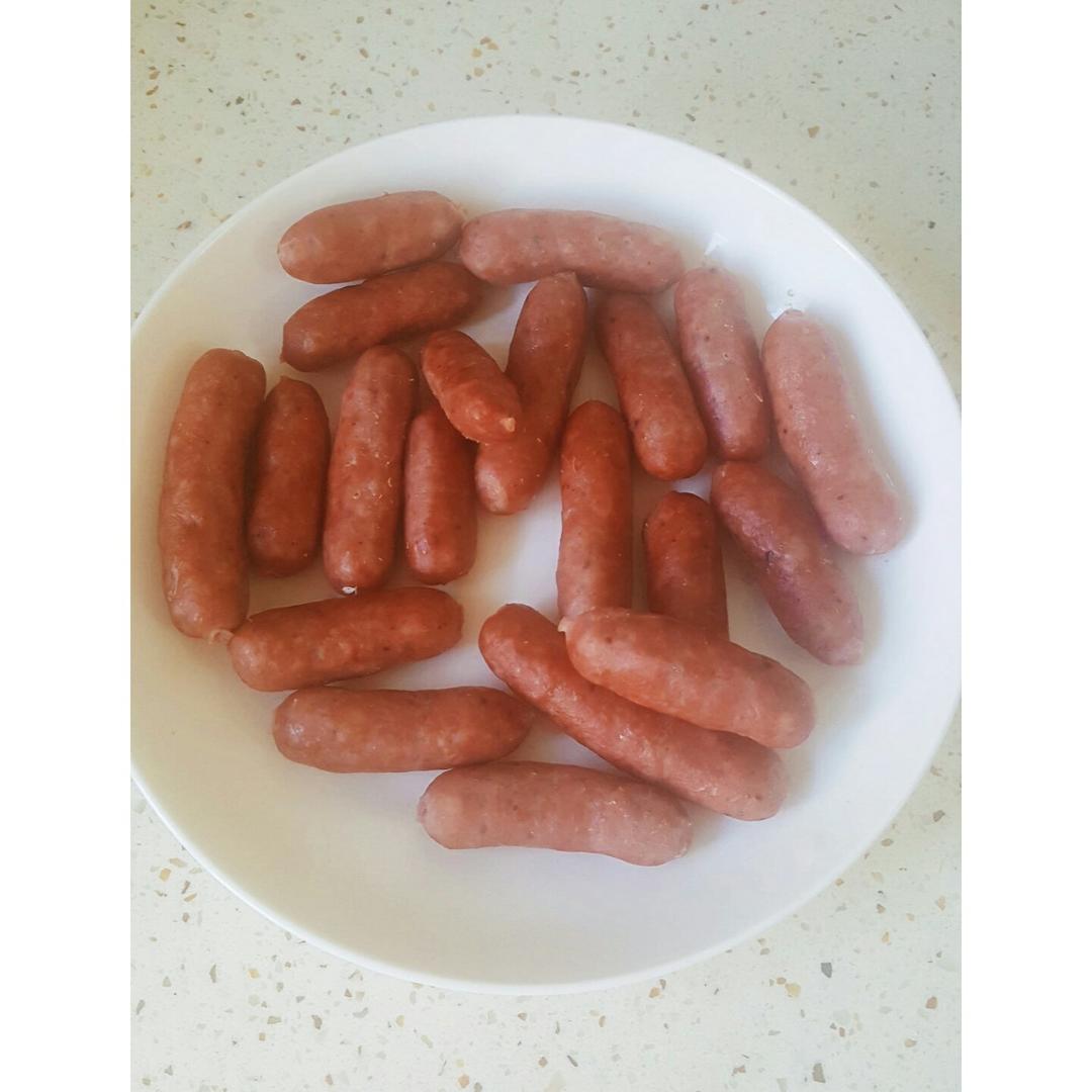 自制黑椒风味脆皮肠--多图详解手工灌肠