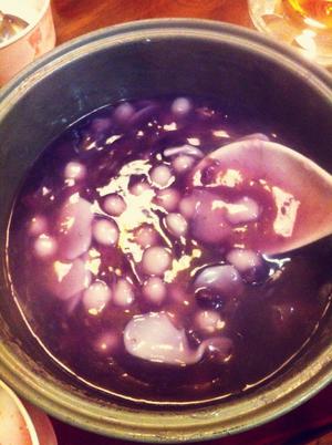 紫薯年糕汤果的做法 步骤2
