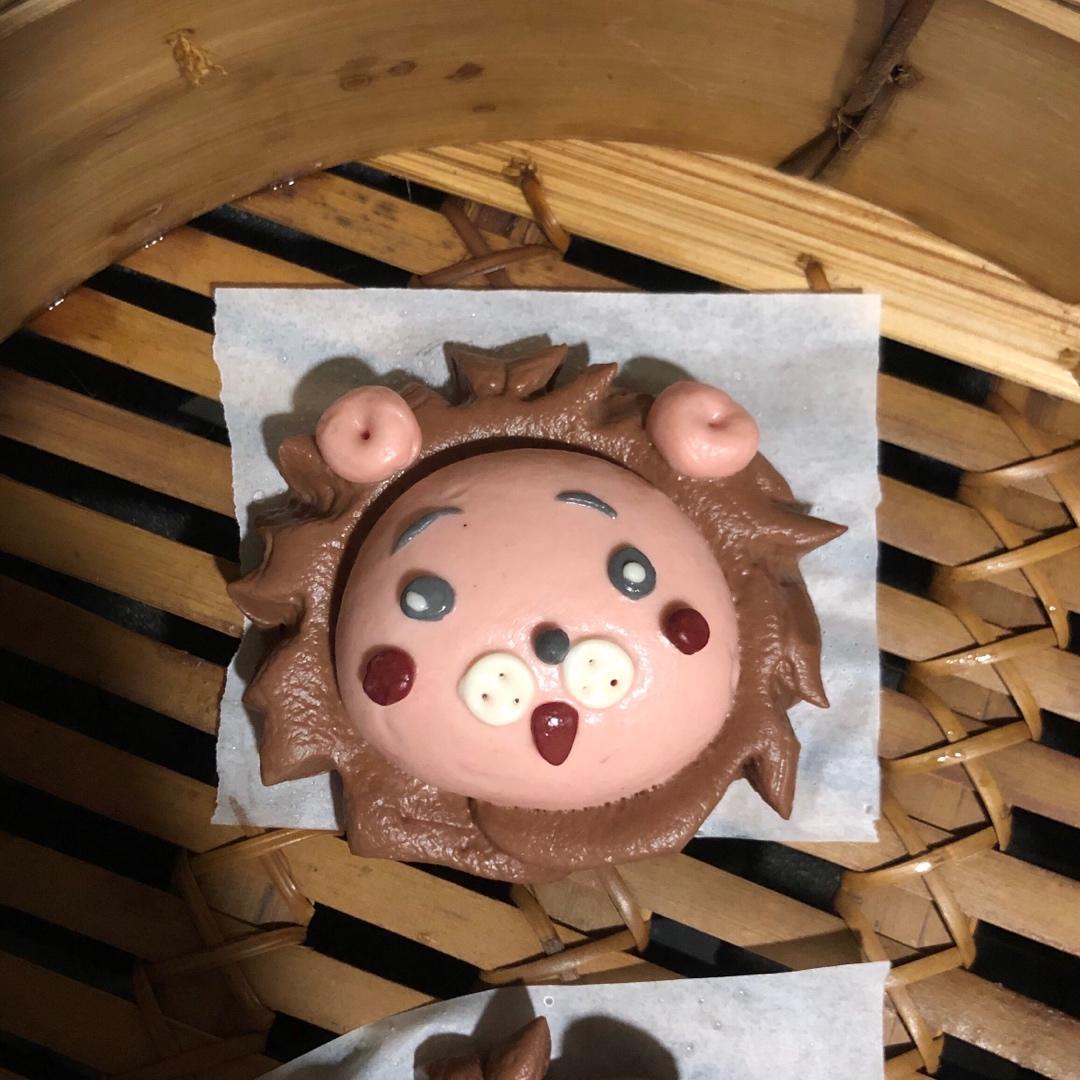 卡通小狮子馒头