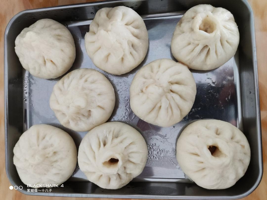 新手教程：详细肉包子教程，零失败，满满tips（发面，和馅，擀皮，包法）