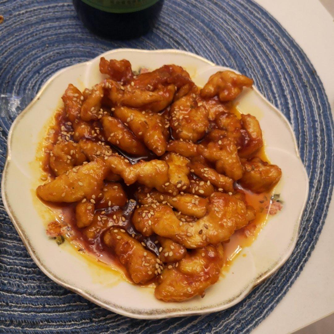 酸甜可口的糖醋里脊(鸡胸肉版)