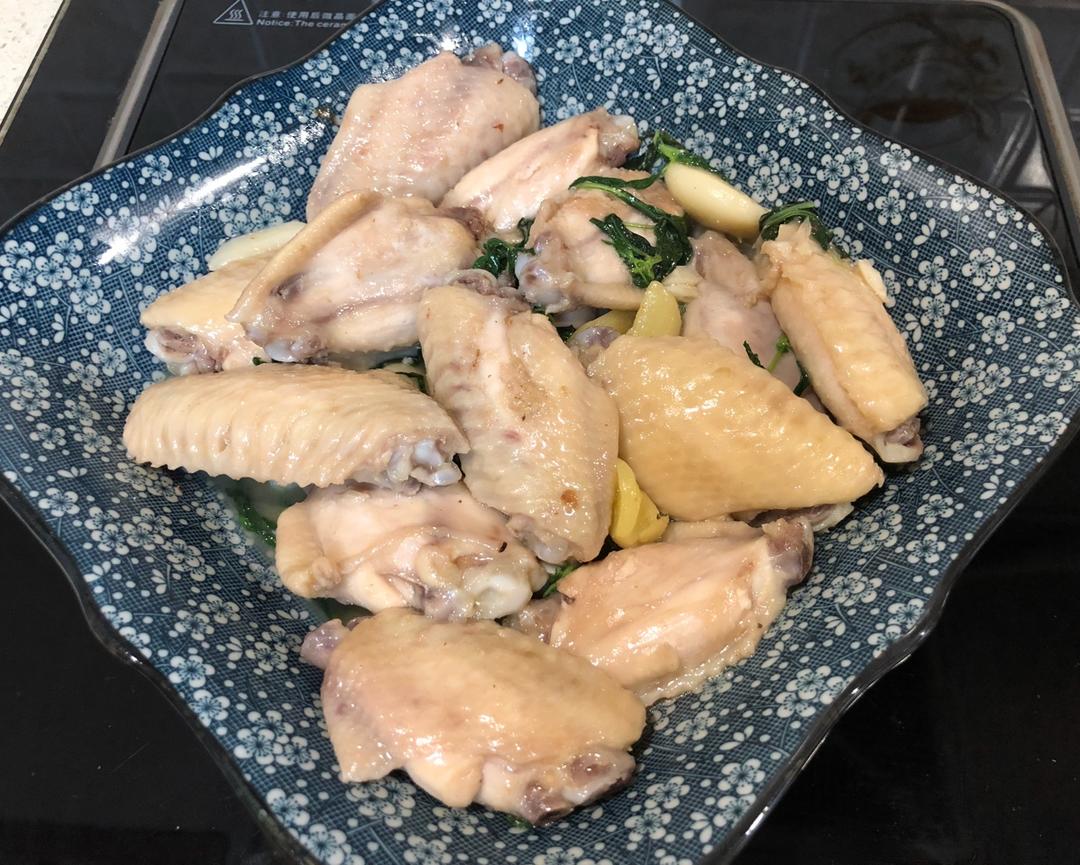 九层塔焖鸡翅