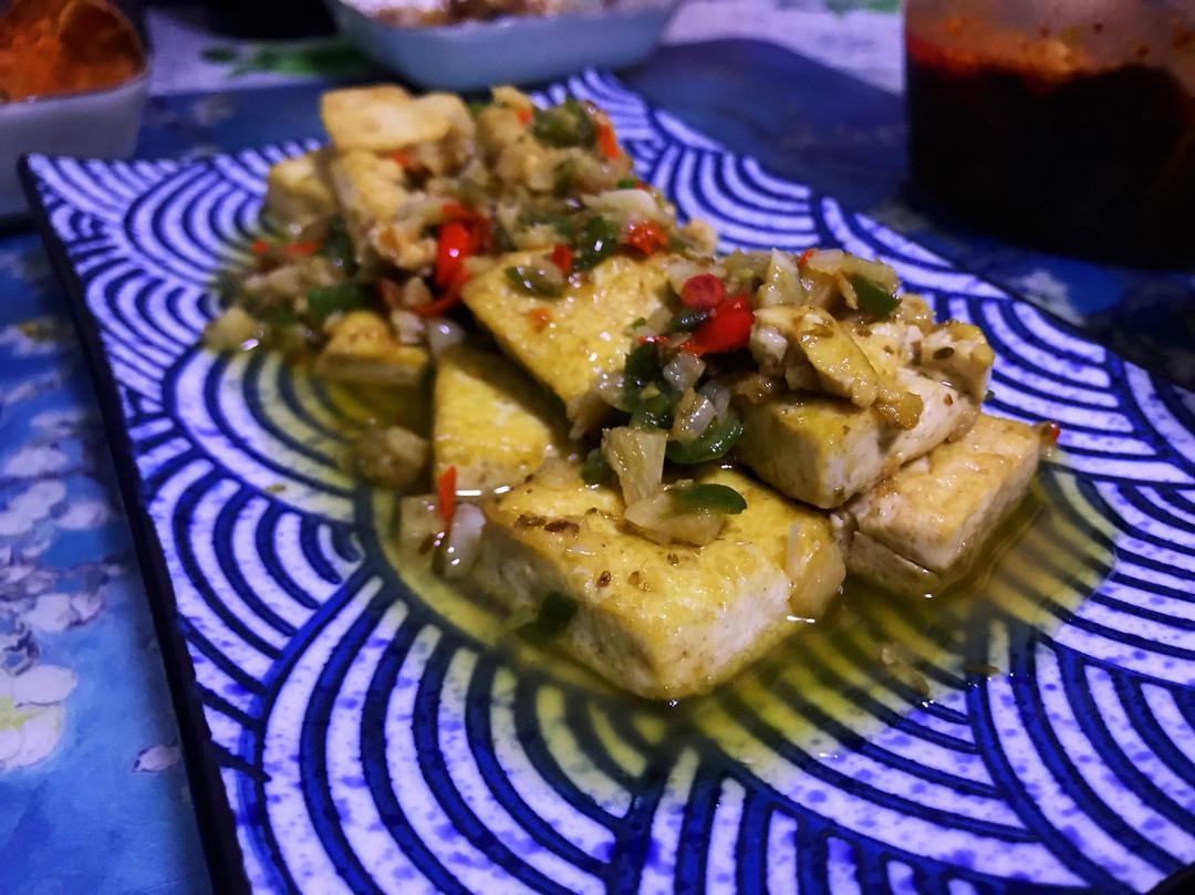 家常菜-香煎豆腐