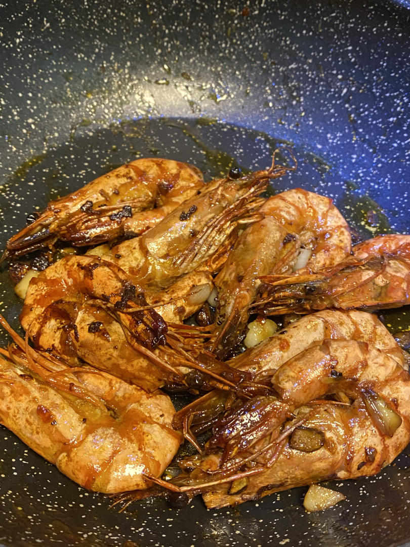 干烧大虾（黑虎虾）