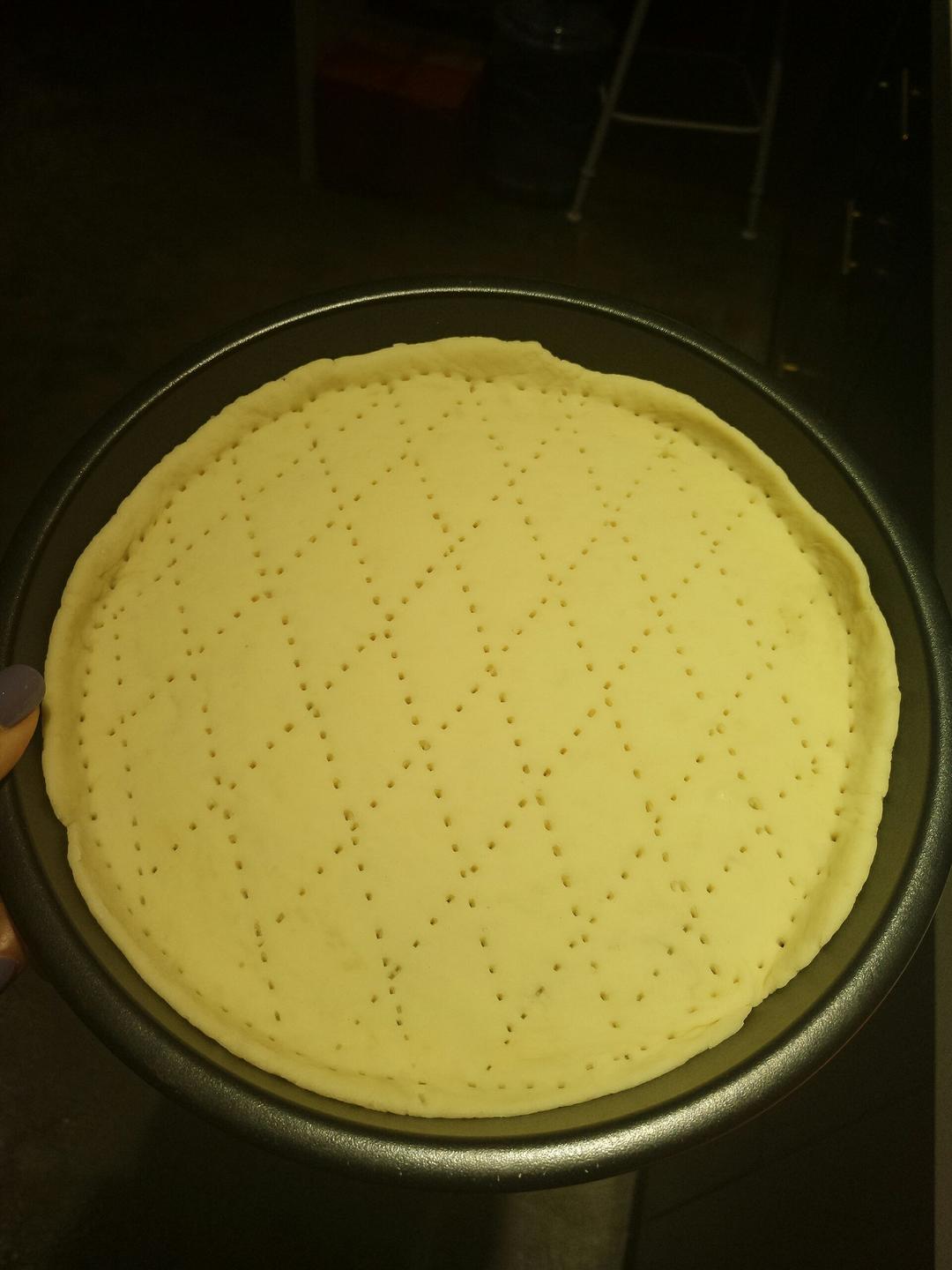 八寸披萨饼皮（四个）制作