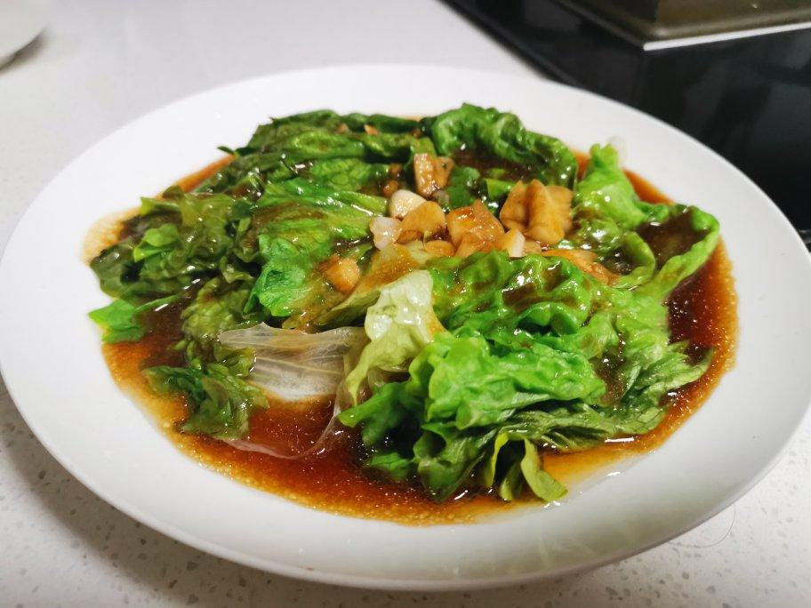 白灼生菜