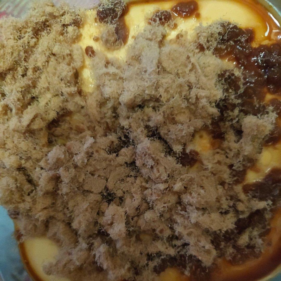 肉松牛奶蒸蛋，生病营养餐