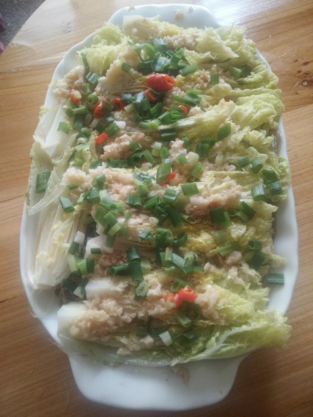 蒜蓉粉丝蒸娃娃菜