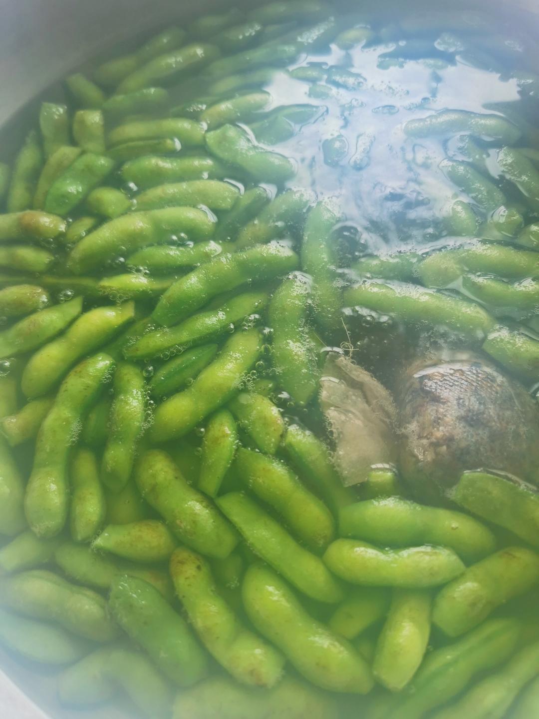 豪华版水煮毛豆