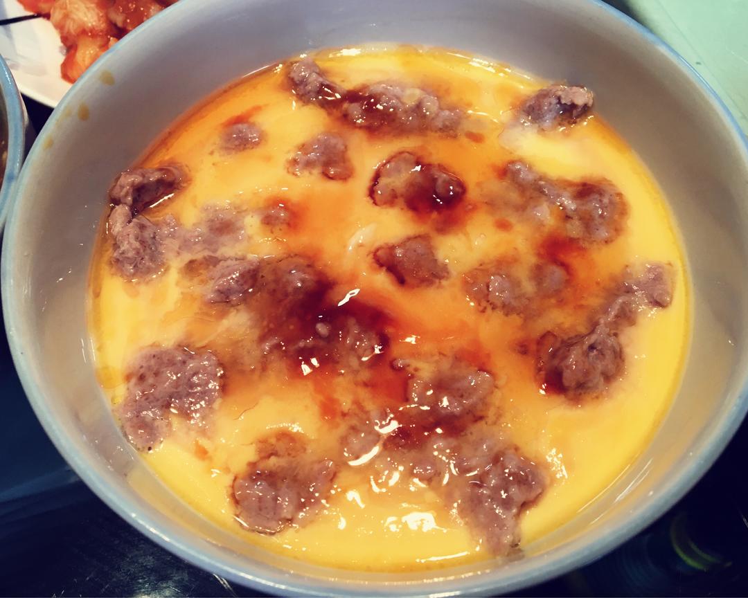 肉沫豆腐蒸水蛋的做法