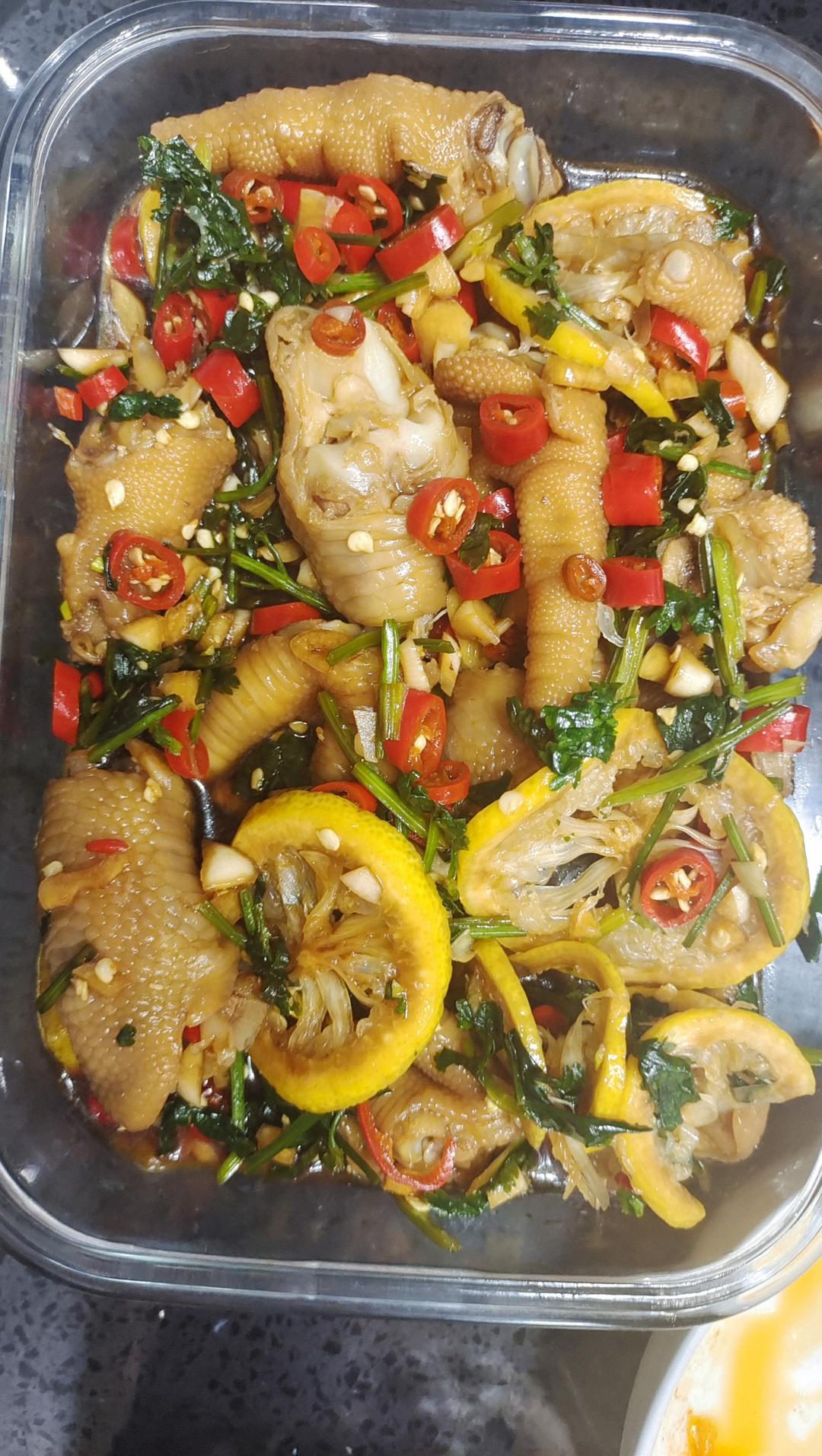 超好吃的🍋酸辣凤爪