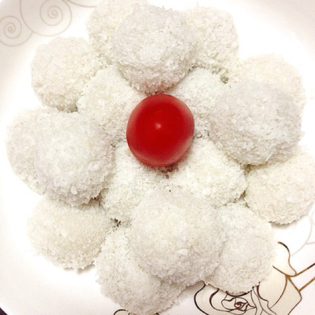 椰香南瓜紫薯糯米糍