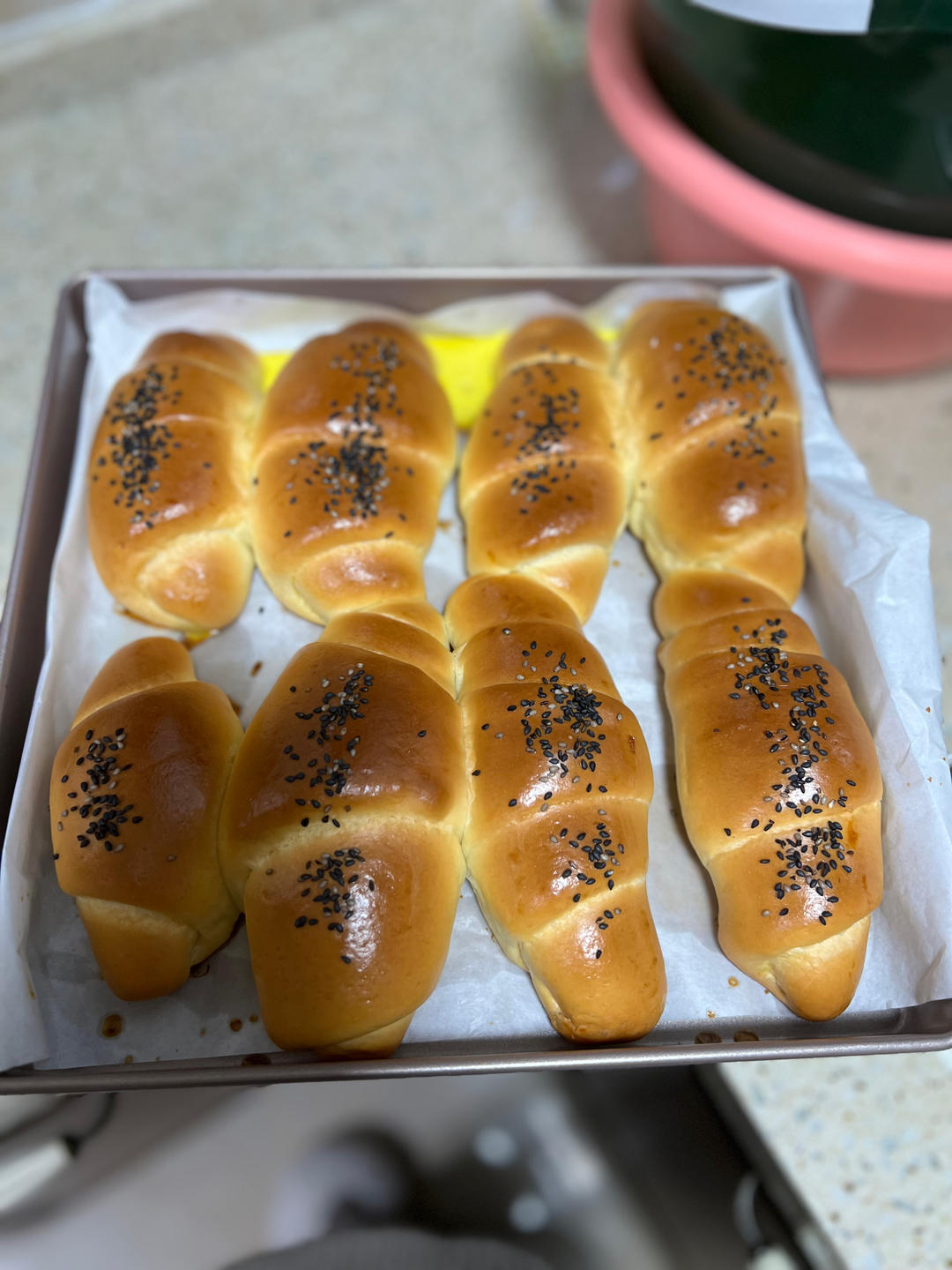 牛奶面包卷（直接法）