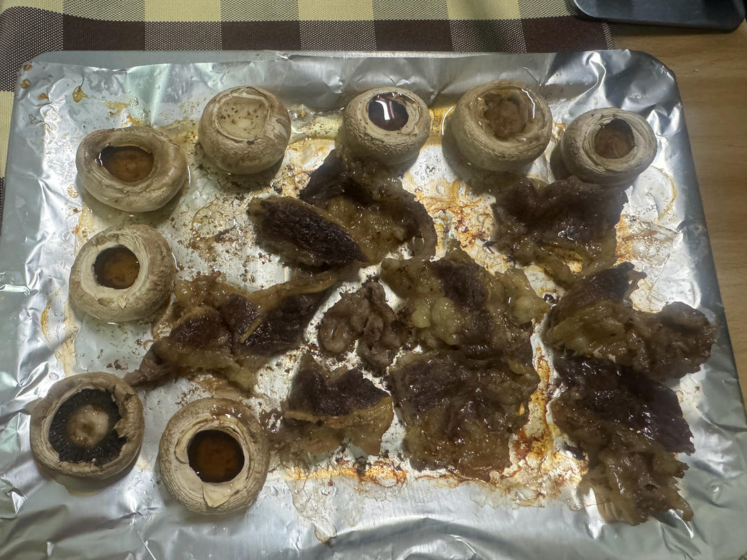 好吃，烤它！烤口蘑