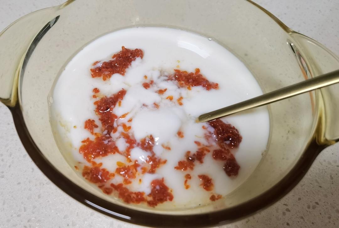 桂花牛奶炖奶