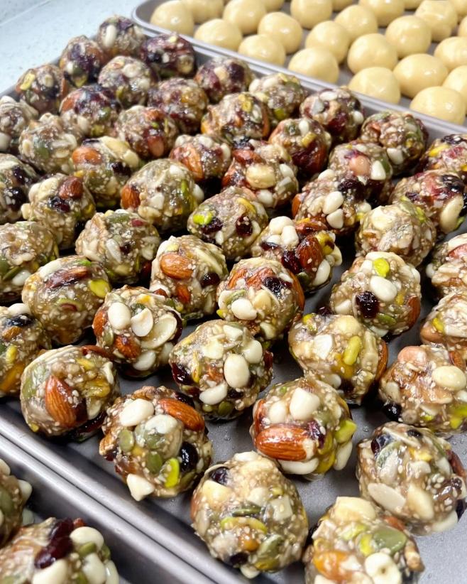 🥮FL 五仁月饼｜广式月饼经典｜自制枧水+转化糖浆｜50 克×45 个