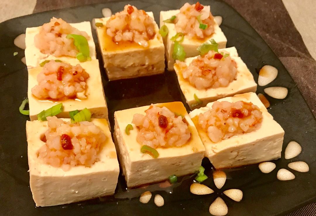 百花蒸豆腐