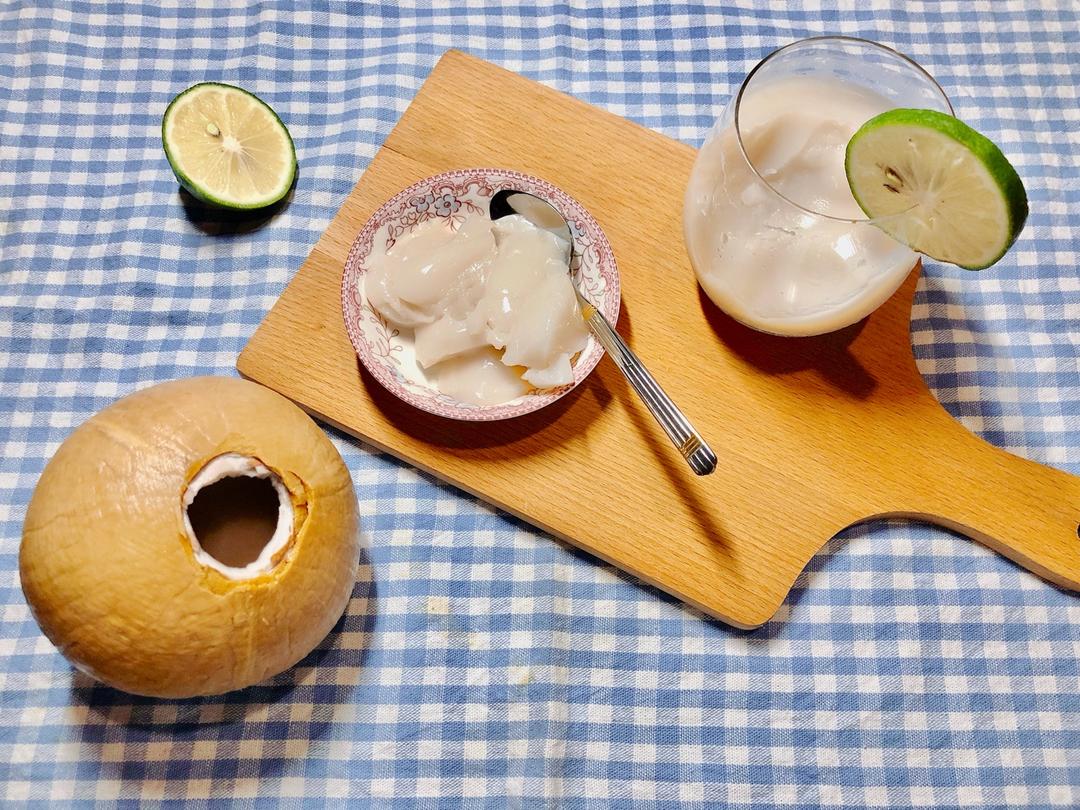 一整颗椰子冻