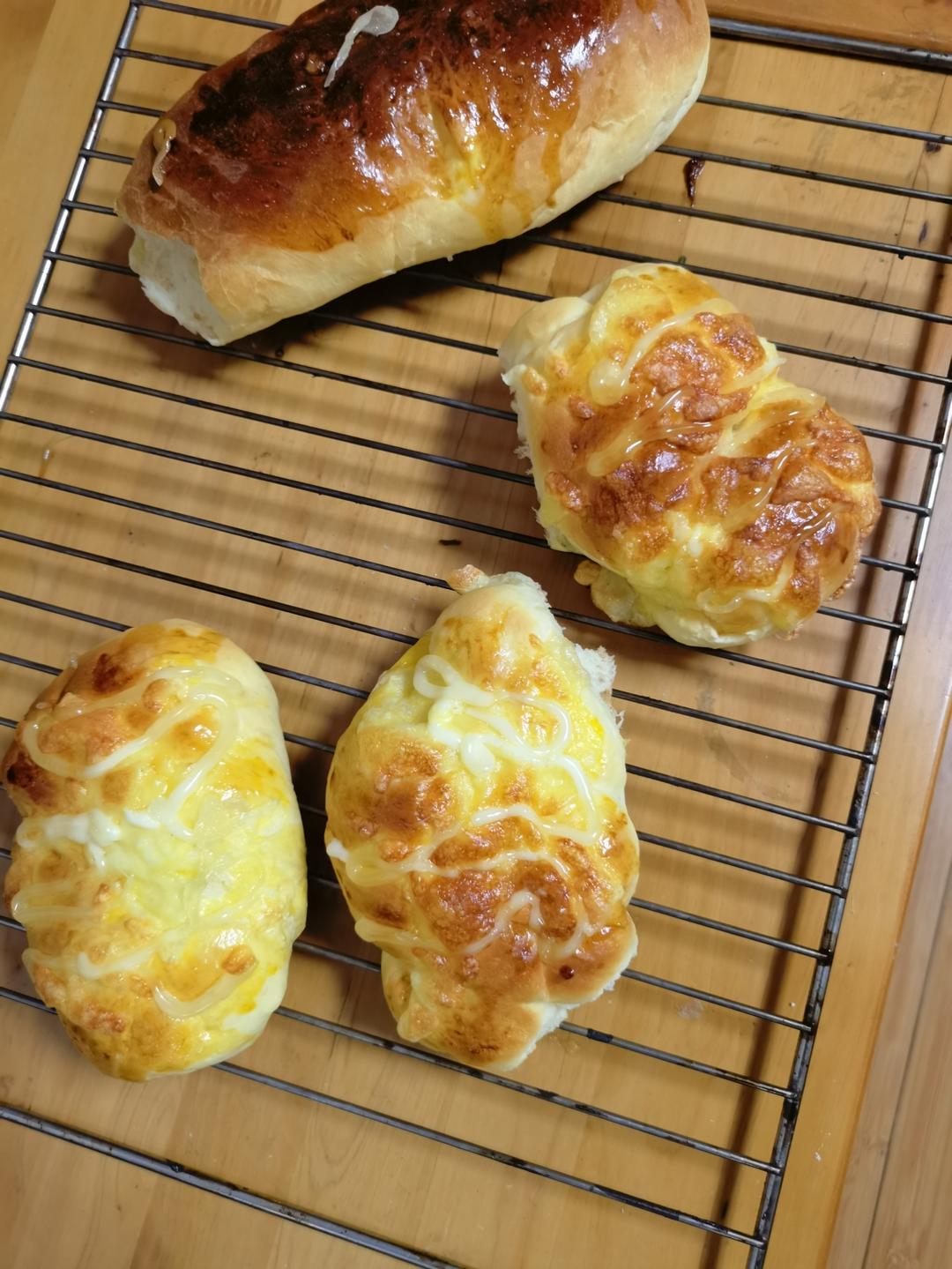 烤起来吧，鸡腿面包~