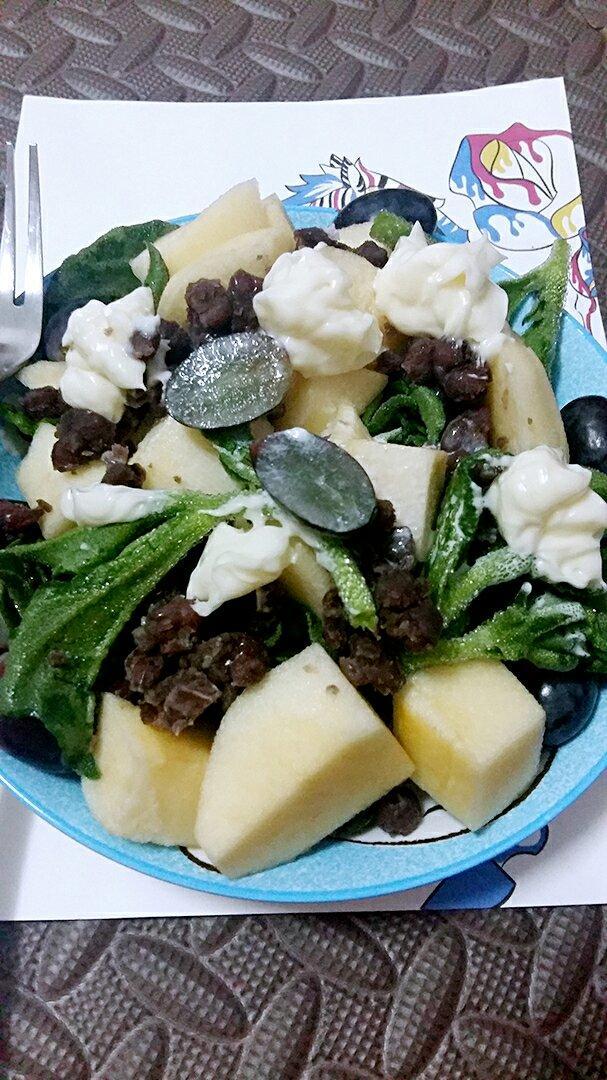 冰菜黑加仑苹果🍎红豆甜蜜蜜的做法 步骤1