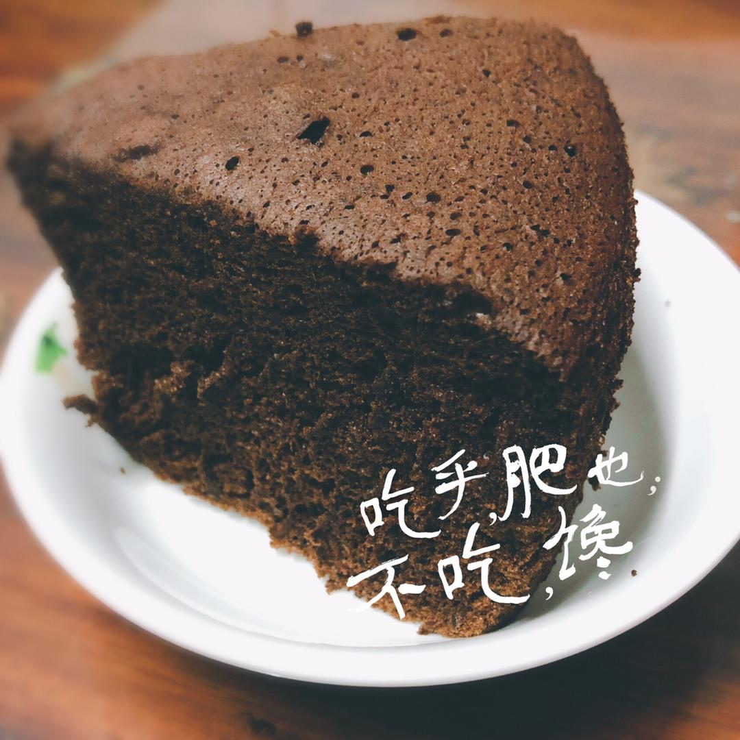 蒸可可戚风蛋糕6寸