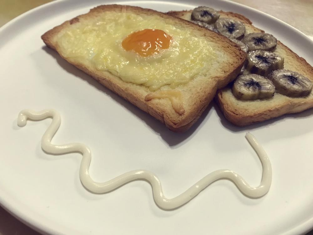 鸡蛋芝士烤吐司