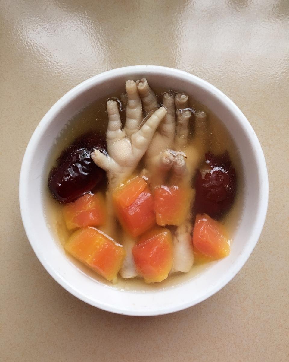 手机用户5786_r62m做的花生木瓜鸡脚汤