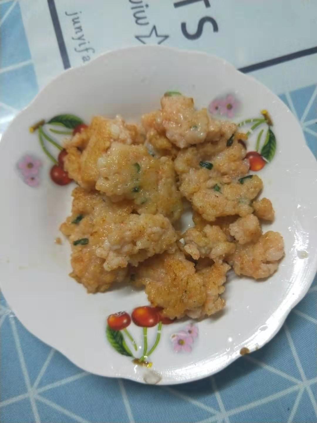 好吃到飞起的煎虾饼