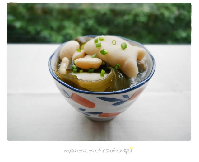 芸豆海带蹄花汤的做法