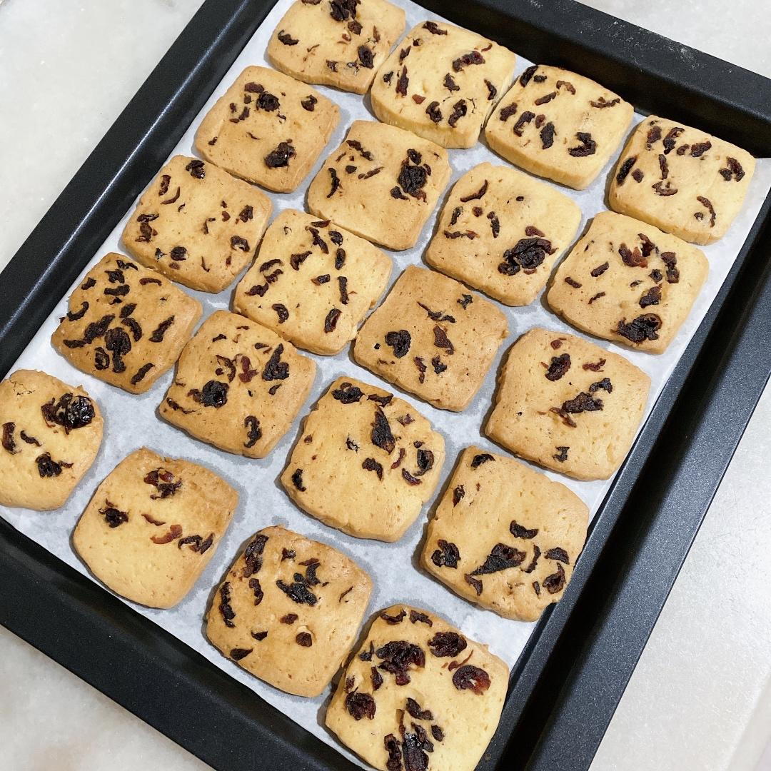 低糖少油版蔓越莓饼干