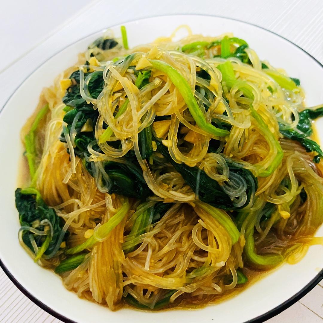 万能凉拌菜料汁（凉拌菠菜粉丝）